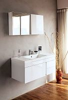 Тумба с раковиной BelBagno Luce 100 bianco lucido