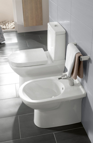 Унитаз-компакт Villeroy & Boch O'Novo 56611001 альпийский белый фото 9