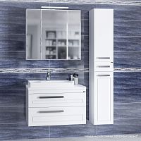 Тумба с раковиной СанТа Нептун 80 подвесная