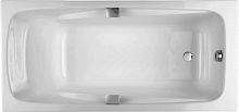 Чугунная ванна Jacob Delafon Repos 170x80, с ручками + ножки и слив-перелив