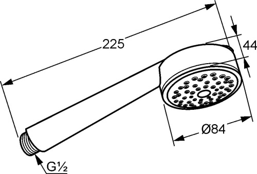 Душевой гарнитур Kludi Zenta 1S 6066091-00