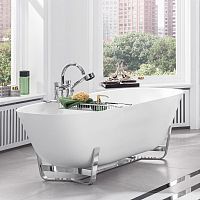 Акриловая ванна Villeroy & Boch Antheus UBQ175ANH7F400V-RW 175x80 stone white