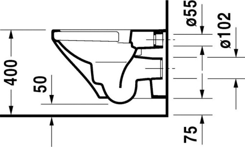 Унитаз подвесной Duravit DuraStyle 2538090000 фото 3