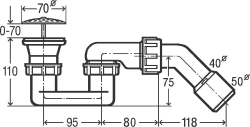 Сифон для поддона Viega 6821.45 фото 4