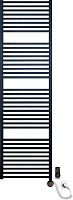 Полотенцесушитель электрический Luxrad Kwadro 065369 172х50 R, черный, терморегулятор selmo smart programm с пультом