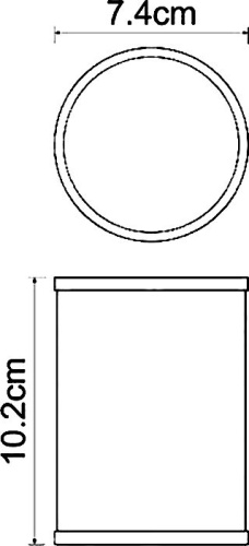 Стакан Wasserkraft Rossel K-5728 фото 5