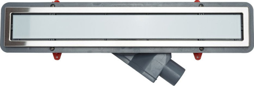 Душевой лоток Pestan Confluo Premium Line 650 белое стекло/сталь фото 2