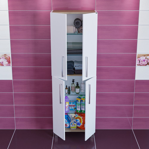 Шкаф-пенал СанТа Вегас 60 универсальный фото 2