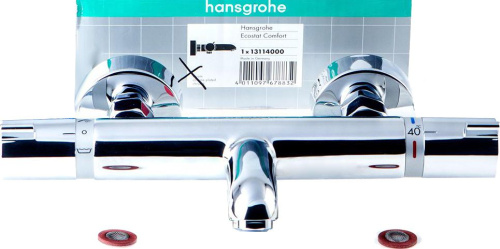 Термостат Hansgrohe Ecostat Comfort 13114000 для ванны с душем, хром фото 6