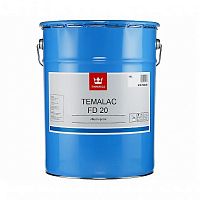 Краска однокомпонентная алкидная Tikkurila Temalac FD 20 TVH, полуматовая, 18 л