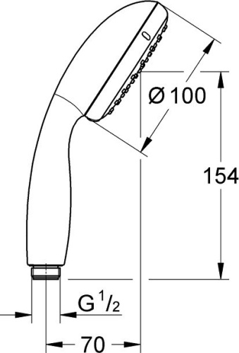 Душевая лейка Grohe Tempesta New 27597001 фото 2