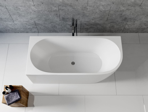 Акриловая ванна Aquanet Elegant А 260054 180, белая матовая фото 2