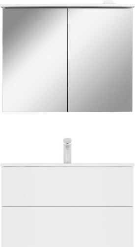 Зеркало-шкаф AM.PM Spirit V2.0 80 с LED-подсветкой, белый глянец фото 8