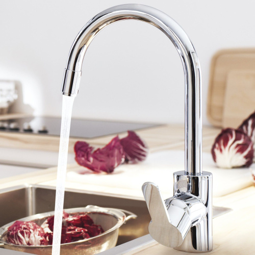 Смеситель Grohe Eurostyle Cosmopolitan 31482003 для кухонной мойки фото 3