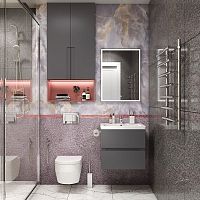 Мебель для ванной Art&Max Techno подвесная, 70, смоки софт