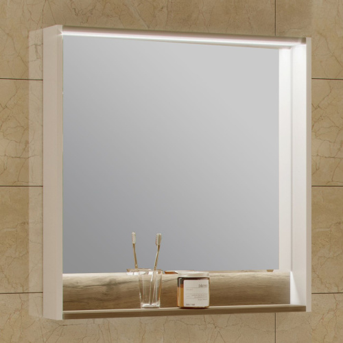 Мебель для ванной AQUATON Капри 80 таксония темная, подвесная фото 3