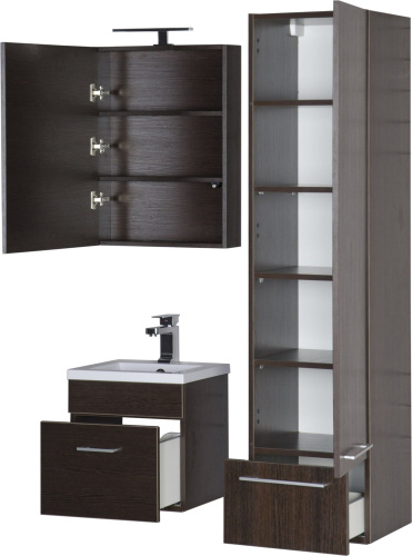 Шкаф-пенал Aquanet Нота венге фото 10