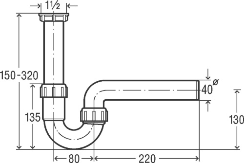 Сифон для мойки Viega 7985 фото 2