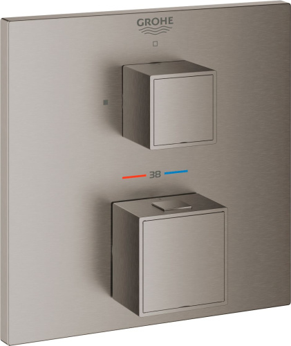 Термостат Grohe Grohtherm Cube 24153AL0 для душа, темный графит фото 3