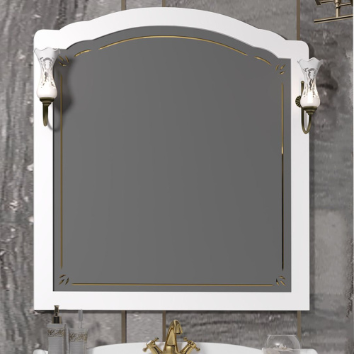 Мебель для ванной Opadiris Лоренцо 100 белая матовая фото 5