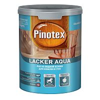 Лак для дерева на водной основе колеруемый Pinotex Lacker Aqua 70 глянцевый 1 л.