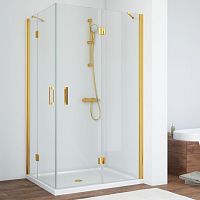 Душевой уголок Vegas Glass AFA-F 90*80 09 01 R профиль золото, стекло прозрачное