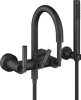 Смеситель Dorn Bracht Tara 25133882-33 для ванны с душем, черный матовый