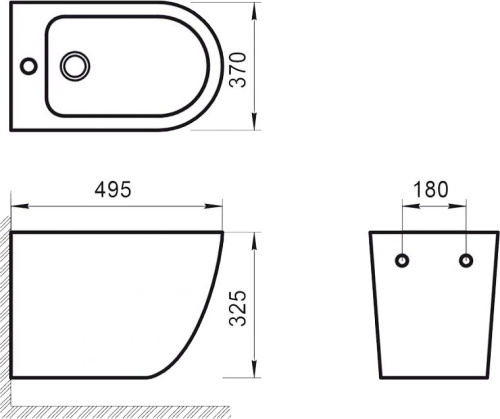 Биде подвесное BelBagno Sfera-R BB046BH фото 5