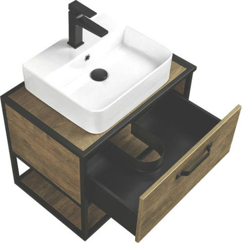 Мебель для ванной AQUATON Лофт Фабрик 65 дуб кантри со столешницей фото 5