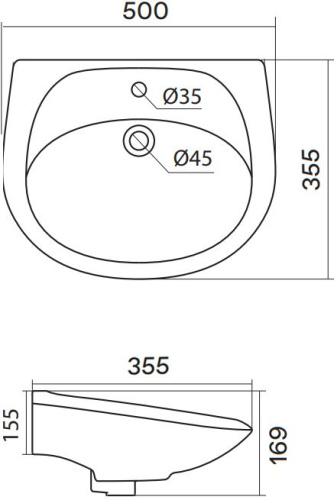 2 520 руб. Раковина Santek Бриз 50 фото 11 Раковина Santek Бриз 50 фото 11