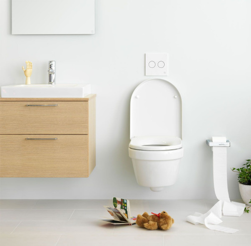Унитаз подвесной Gustavsberg Hygienic Flush WWC 5G84HR01 безободковый фото 2