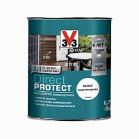 Эмаль V33 Direct protect 3 в 1 Алкидная цвет белая полуглянцевая