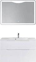 Тумба с раковиной BelBagno Marino H100 bianco lucido