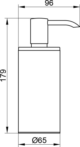 Дозатор Keuco Plan 14952 хром фото 4