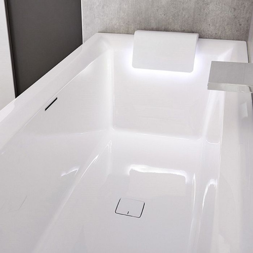 Акриловая ванна Riho Still Square 180x80 подголовник слева фото 4
