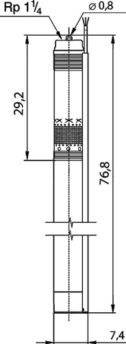 Погружной насос Grundfos SQ 2-70 скважинный фото 3