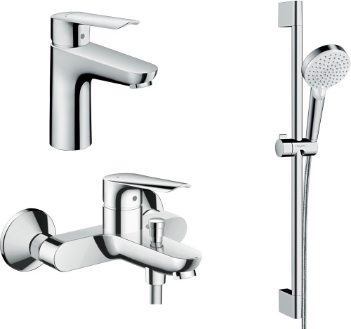 Душевой комплект Hansgrohe SET Logis E 100 (c)