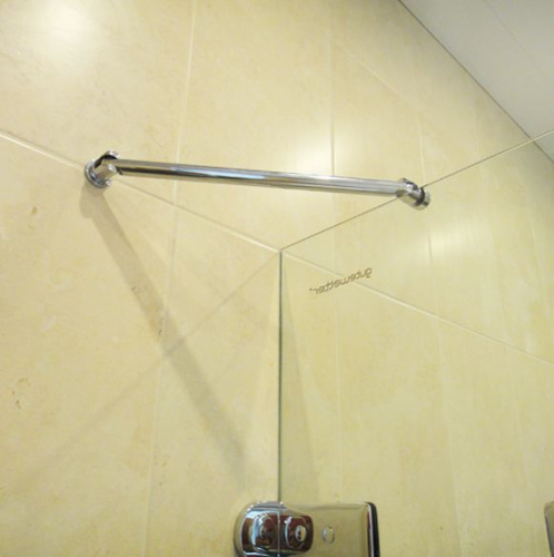 Шторка на ванну GuteWetter Trend Pearl GV-861A правая 80 см стекло бесцветное, фурнитура хром фото 4