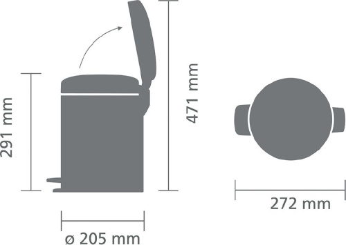 Мусорное ведро Brabantia NewIcon 112065 фото 7