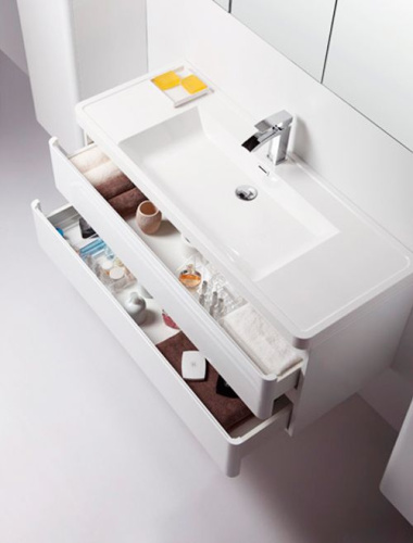 Тумба с раковиной BelBagno Ancona-N 100 bianco lucido подвесная фото 2 Тумба с раковиной BelBagno Ancona-N 100 bianco lucido подвесная фото 2