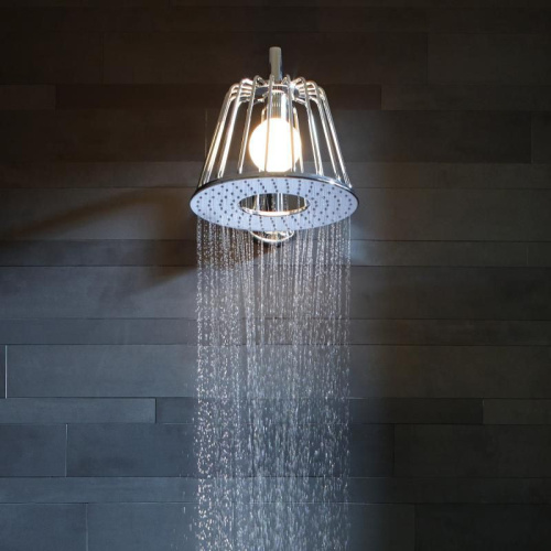 Верхний душ Axor LampShower Nendo 26031000 с подсветкой фото 11