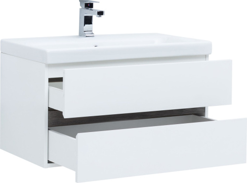 Мебель для ванной Aquanet Rosso 80 белая, дуб рошелье фото 10