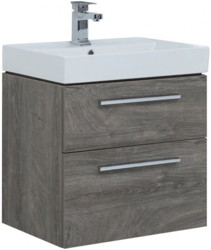 Мебель для ванной Aquanet Nova 60 2 ящика, дуб рошелье фото 2 Мебель для ванной Aquanet Nova 60 2 ящика, дуб рошелье фото 2