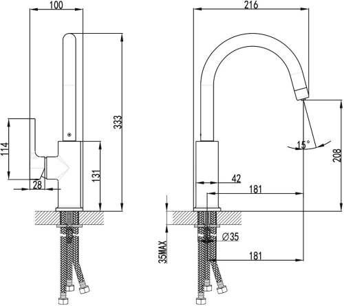 7 554 руб. Смеситель Lemark Comfort LM3073C для кухонной мойки фото 2 Смеситель Lemark Comfort LM3073C для кухонной мойки фото 2