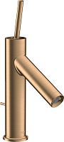 Смеситель Axor Starck 10111140 для раковины, шлифованная бронза