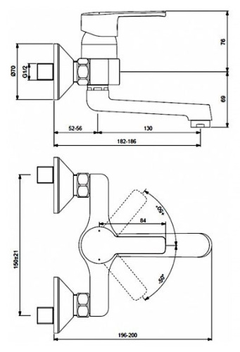 6 540 руб. Смеситель Vidima Uno BA250AA для раковины фото 2 Смеситель Vidima Uno BA250AA для раковины фото 2