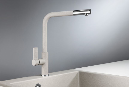 Смеситель Granula GR-2501 для кухонной мойки, базальт