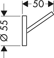 Крючок Axor Starck 40837000 хром