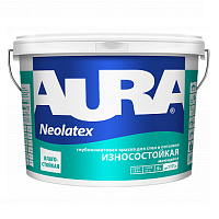 Краска Aura Neolatex износостойкая матовая база TR 0,9 л