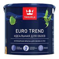 TIKKURILA EURO TREND краска интерьерная для обоев и стен, база A (2,7л)